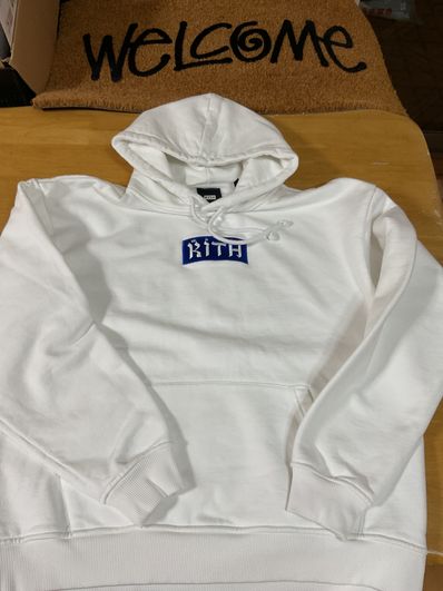 Kith Hebrew Script Hoodie "White"