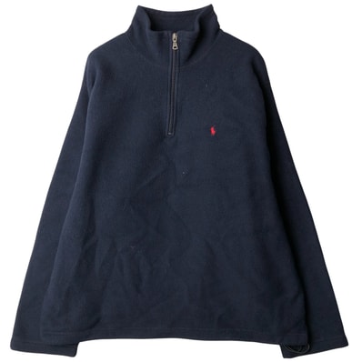 古着 ラルフローレン Ralph Lauren POLO by Ralph Lauren ハーフジップ フリースプルオーバー メンズXXL相当/eaa596885