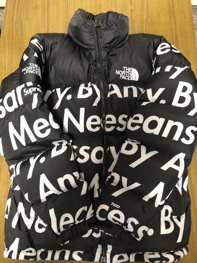 Supreme x The North Face By Any Means Nuptse Jacket "Black"