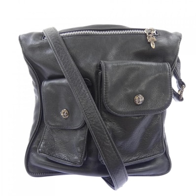Chrome Hearts F Slinger Leather Shoulder Bag "Black"