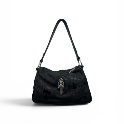 Chrome Hearts Small Chicken Nugget Dagger Shoulder Bag "Black"