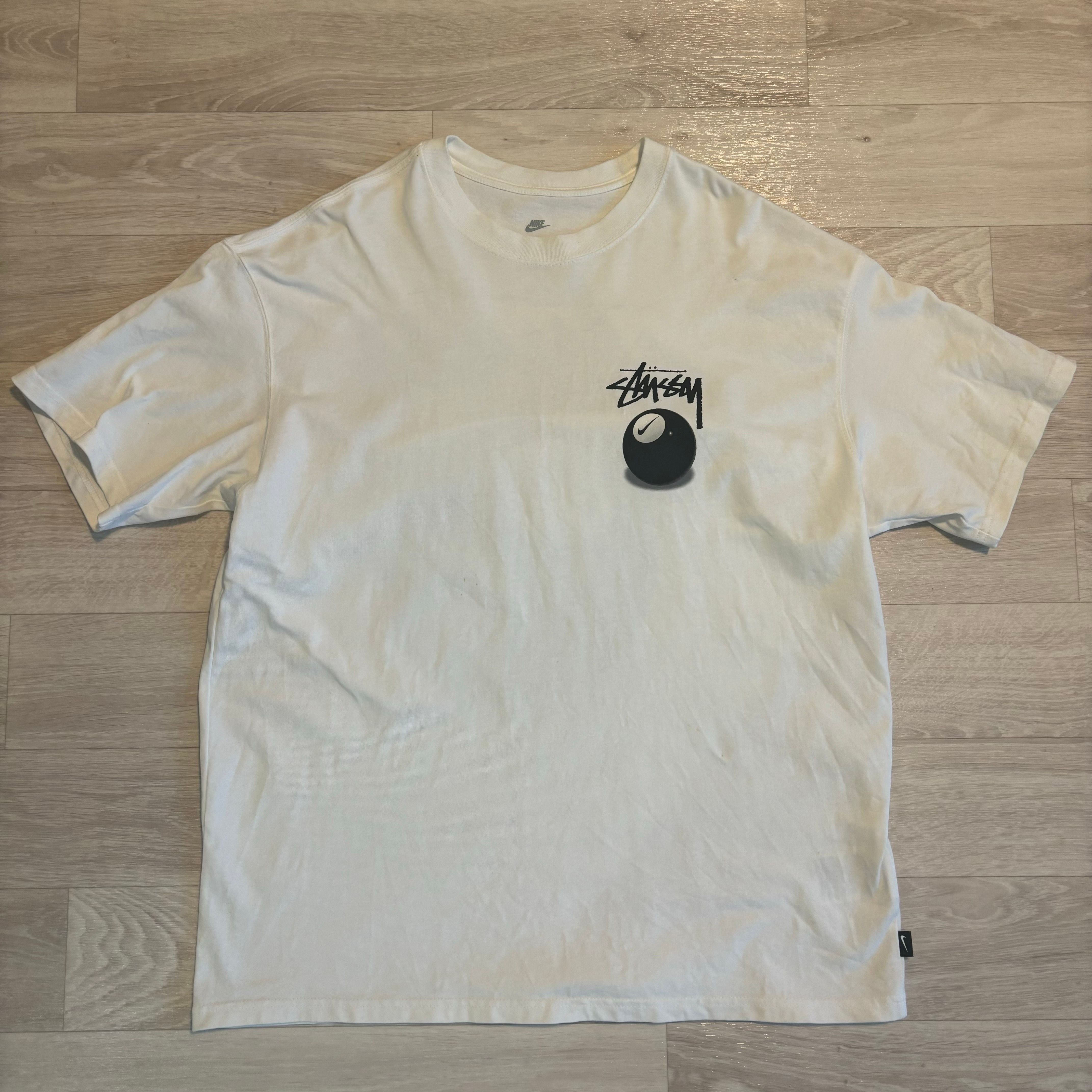 Stussy × Nike SS 8 Ball T-Shirt "White"