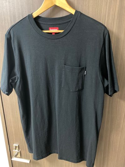 Supreme S/S Pocket Tee "Black"(20SS)