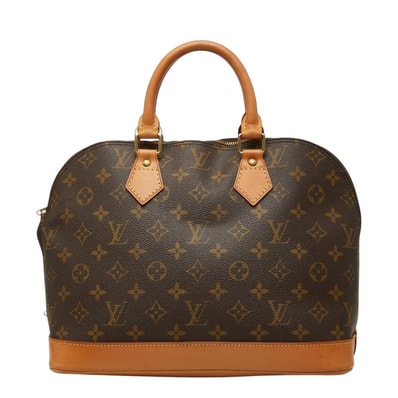 ルイ ヴィトン モノグラム アルマ ハンドバッグ M51130 ブラウン PVC レディース LOUIS VUITTON 【中古】