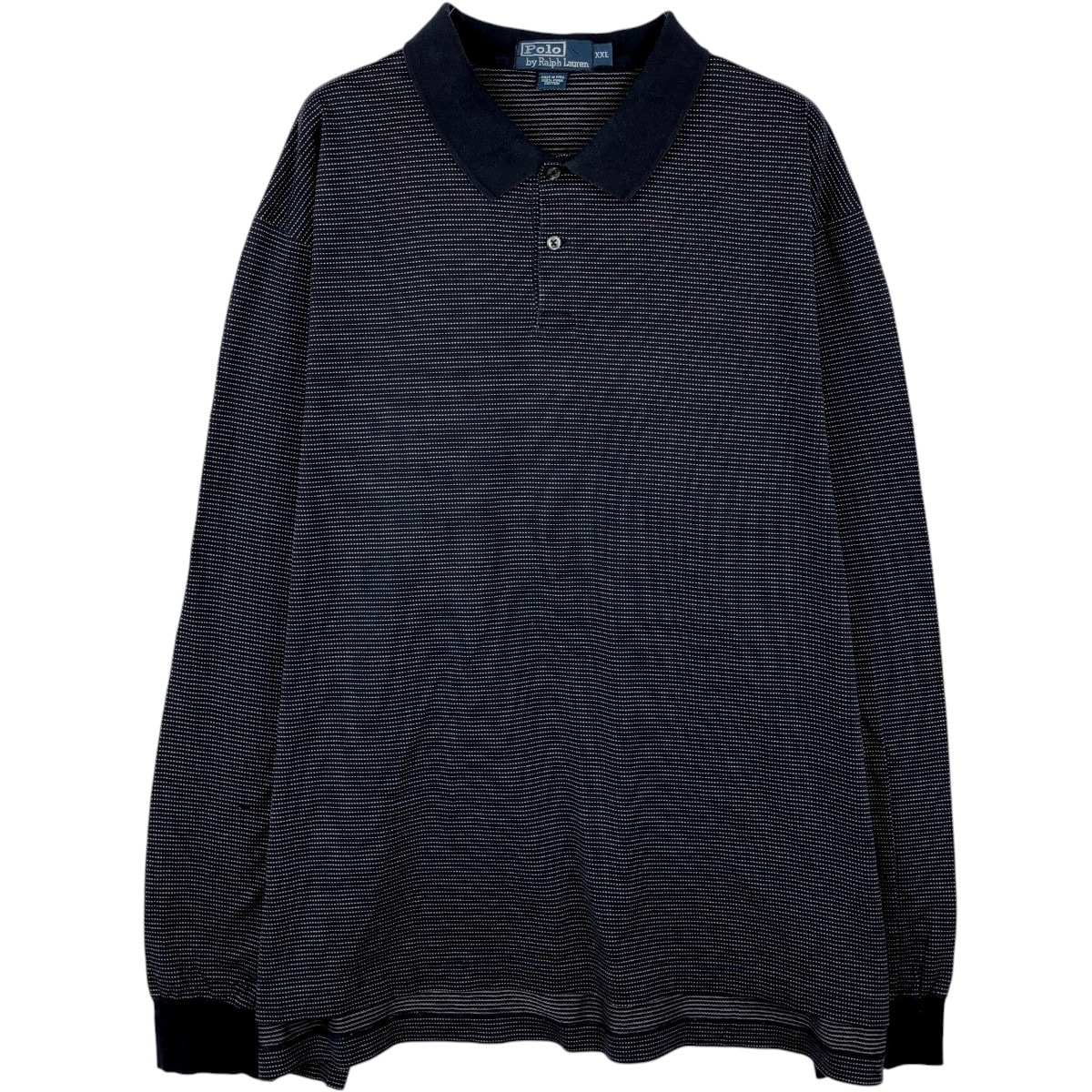 古着 ラルフローレン Ralph Lauren POLO by Ralph Lauren 総柄 長袖 ポロシャツ メンズXXL相当/eaa667178