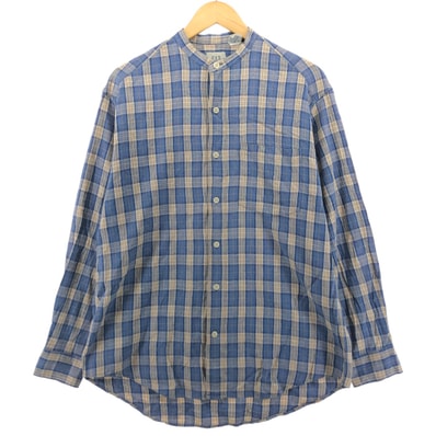 古着 90年代 ギャップ GAP オールドギャップ チェック柄 スタンドカラーシャツ メンズS相当 ヴィンテージ/eaa522244