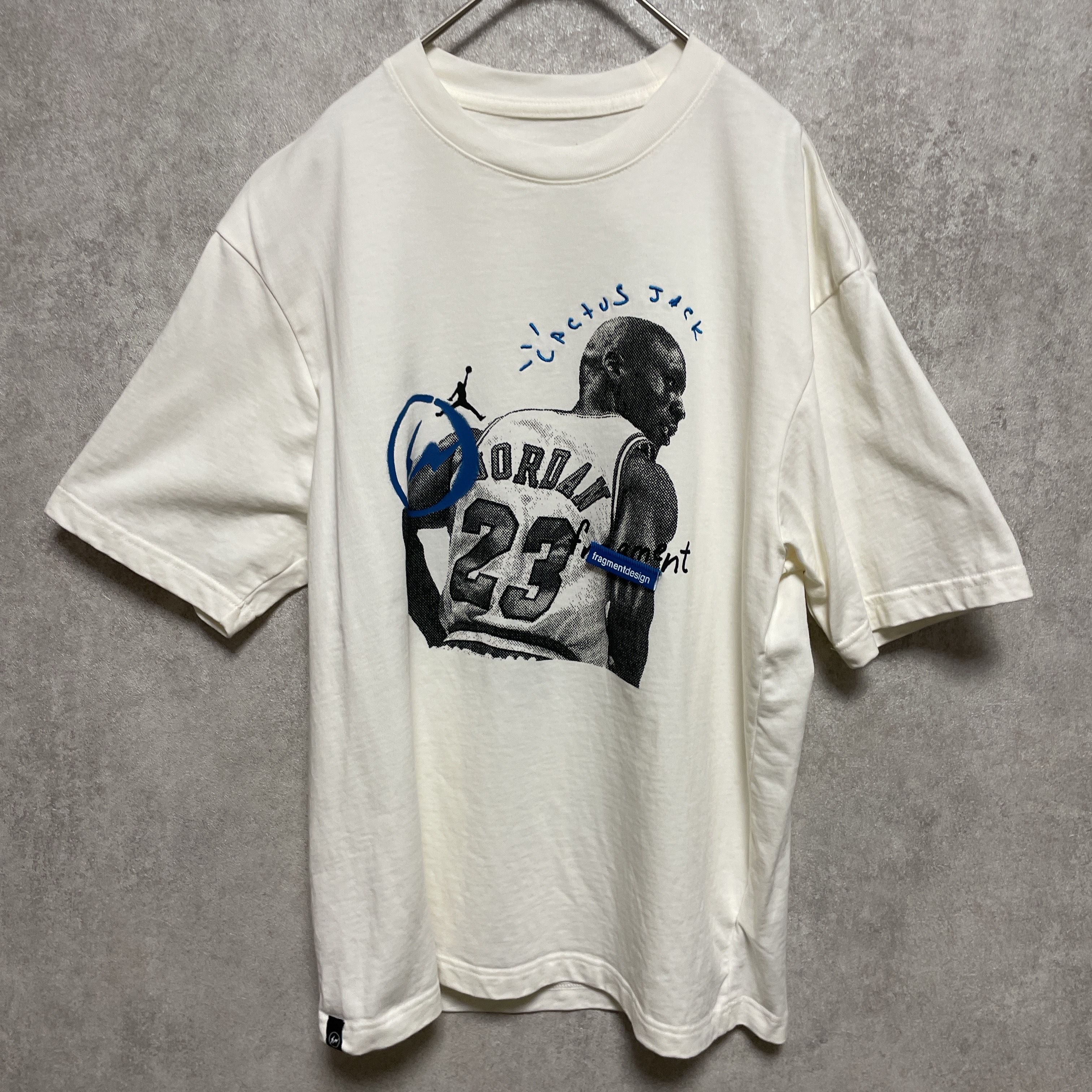 Air Jordan Travis Scott Fragment Tee "White"