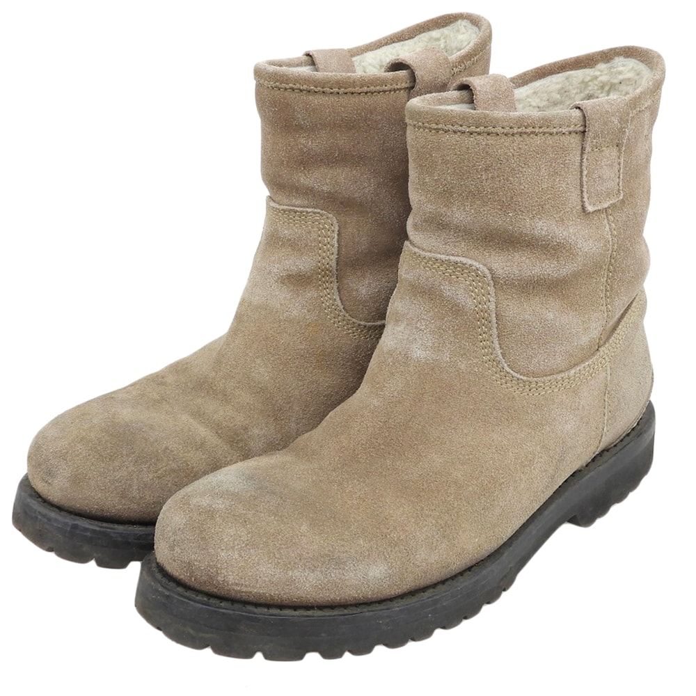 ブッテロ スエード ボアブーツ シューズ メンズ ベージュ 40 B4388 40