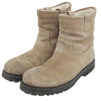 ブッテロ スエード ボアブーツ シューズ メンズ ベージュ 40 B4388 40