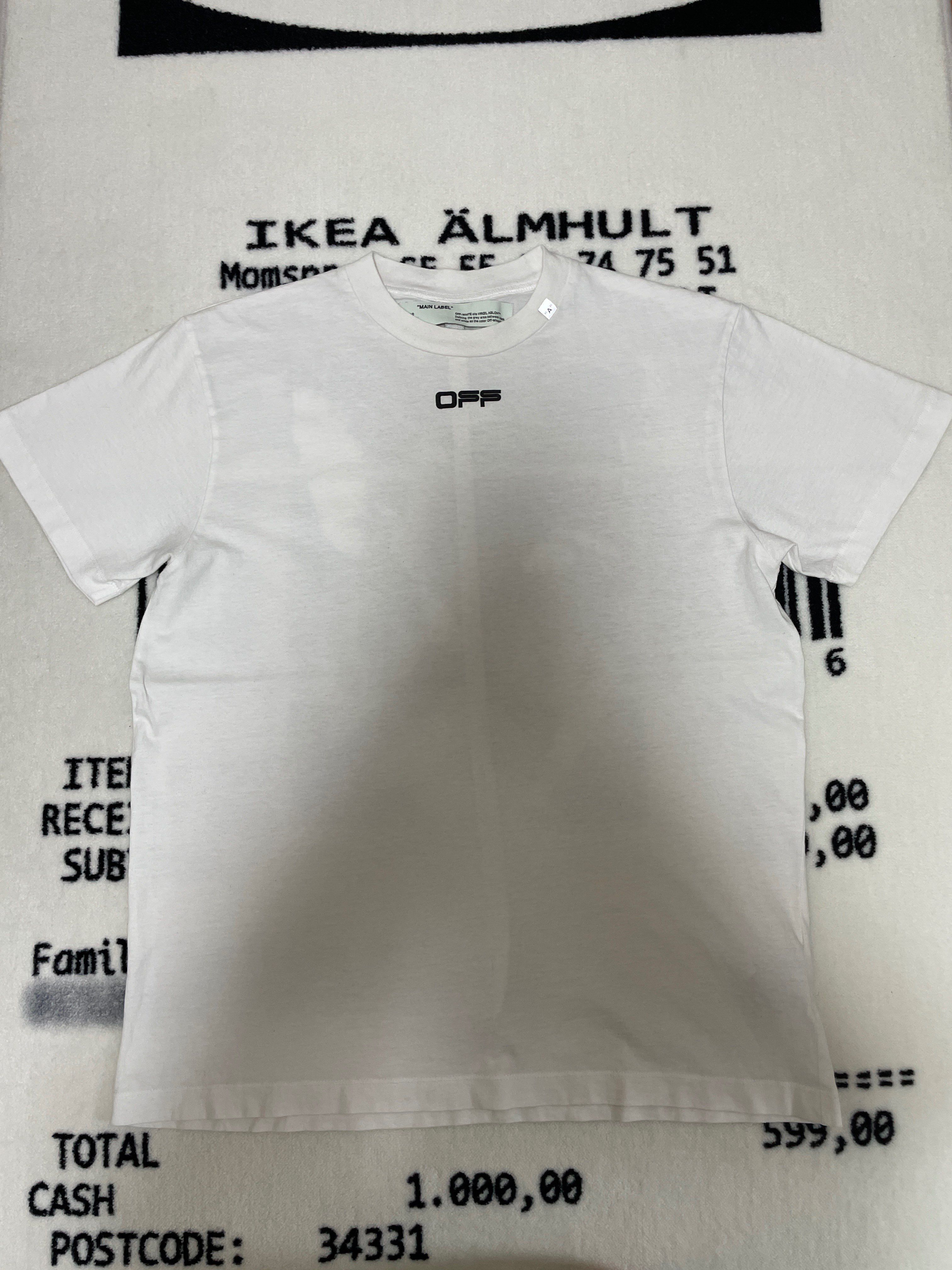OFF-WHITE Oversized Fit Caravaggio Arrows T-Shirt "White"