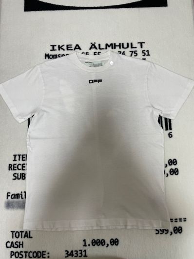 OFF-WHITE Oversized Fit Caravaggio Arrows T-Shirt "White"