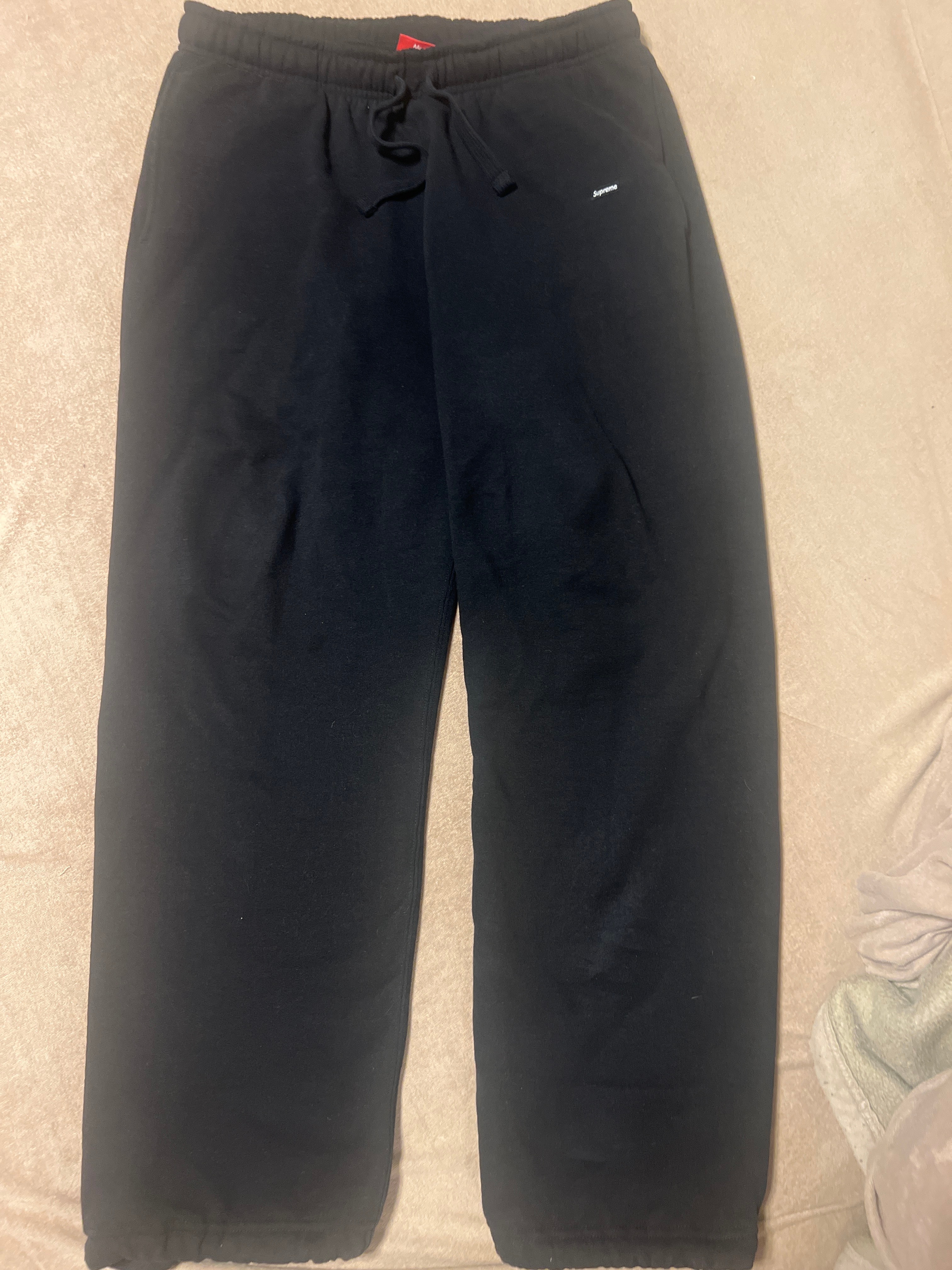 Supreme Small Box Drawcord Sweatpant "Black"