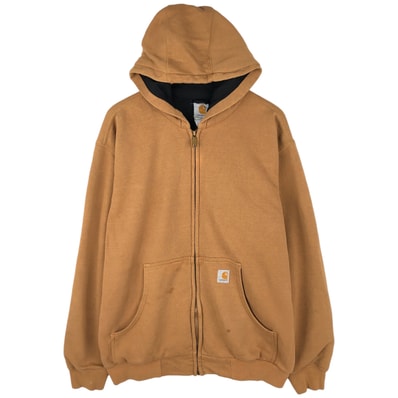 古着 カーハート Carhartt スウェットフルジップパーカー メンズXL相当/eaa606515