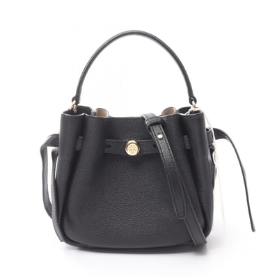 トリーバーチ Tory Burch Romy mini バケット ハンドバッグ バッグ レザー レディース ブラック系 179988001 【新品】