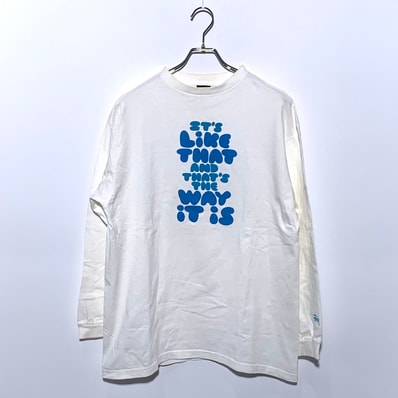 STUSSY IT'S LIKE THAT AND THAT'S THE WAY IT IS White