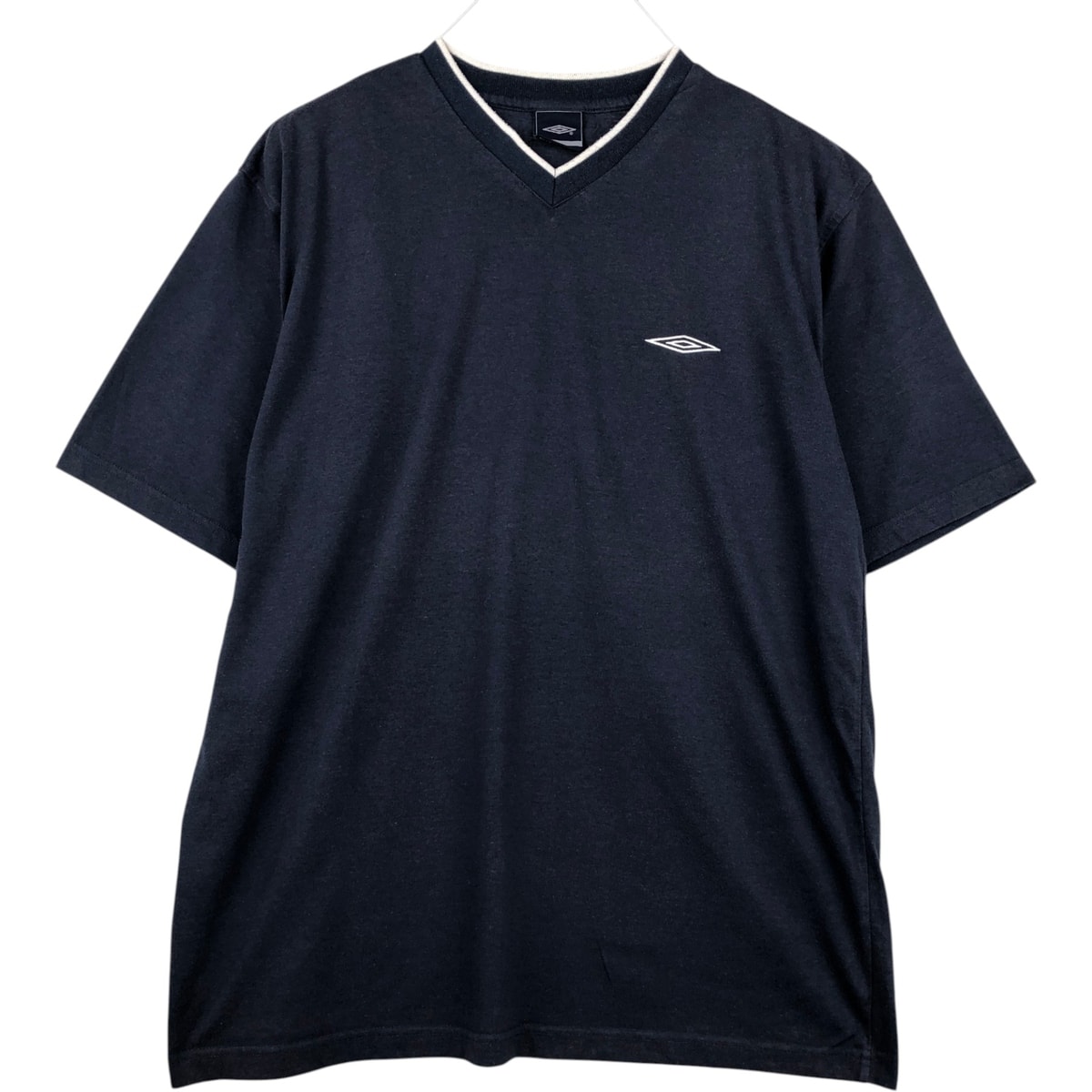 古着 アンブロ UMBRO Vネック ロゴTシャツ メンズXL相当/eaa638739