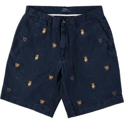 古着 ラルフローレン Ralph Lauren POLO RALPH LAUREN 総柄 チノショーツ ショートパンツ メンズw31相当/eaa647888