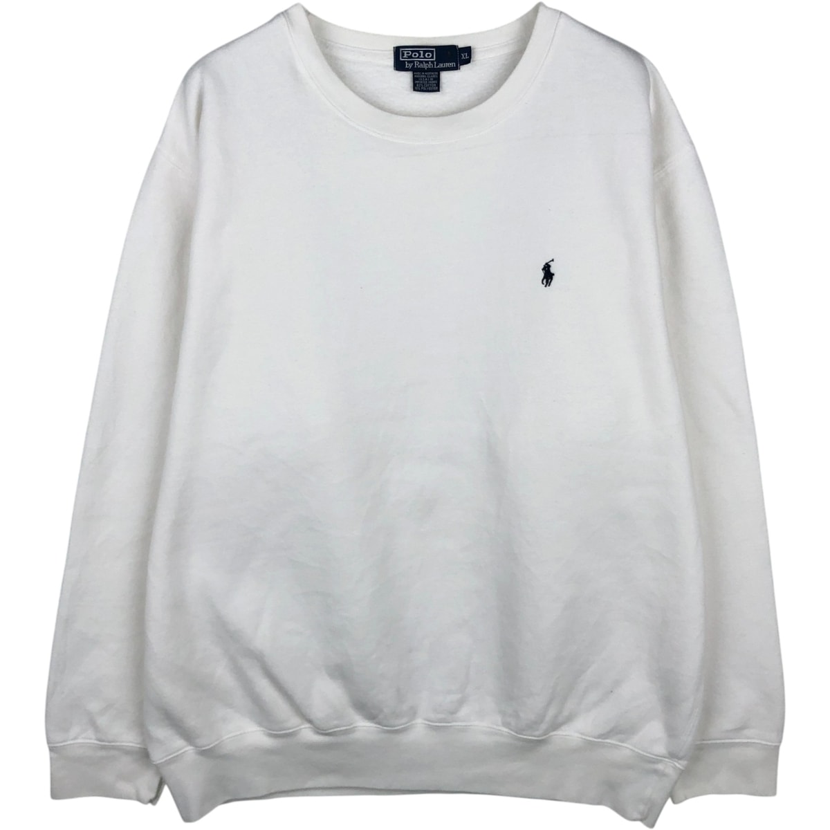 古着 ラルフローレン Ralph Lauren POLO by Ralph Lauren ワンポイントロゴスウェットシャツ トレーナー メンズXL相当/eaa630484