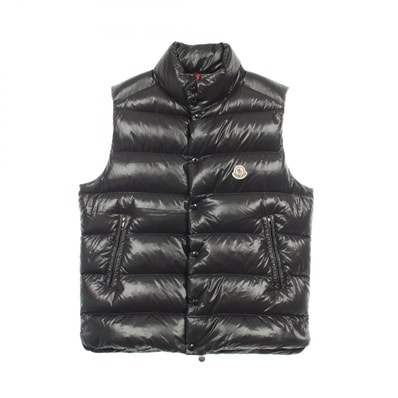 モンクレール MONCLER TIBB ダウンベスト 衣料品 アウター ナイロン メンズ ブラック系 1A00096 【中古】