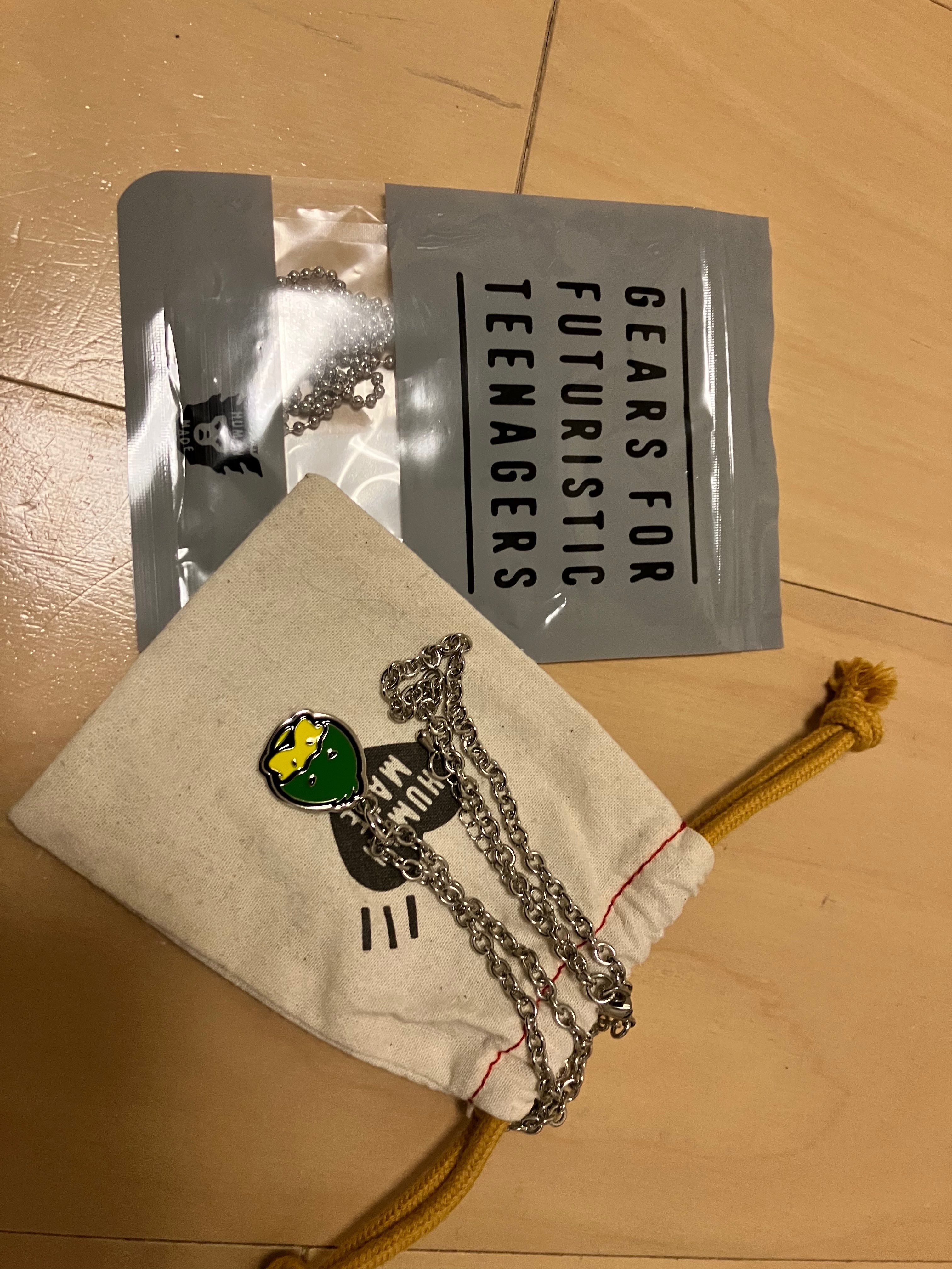 HUMAN MADE ANIMAL NECKLACE "Green"