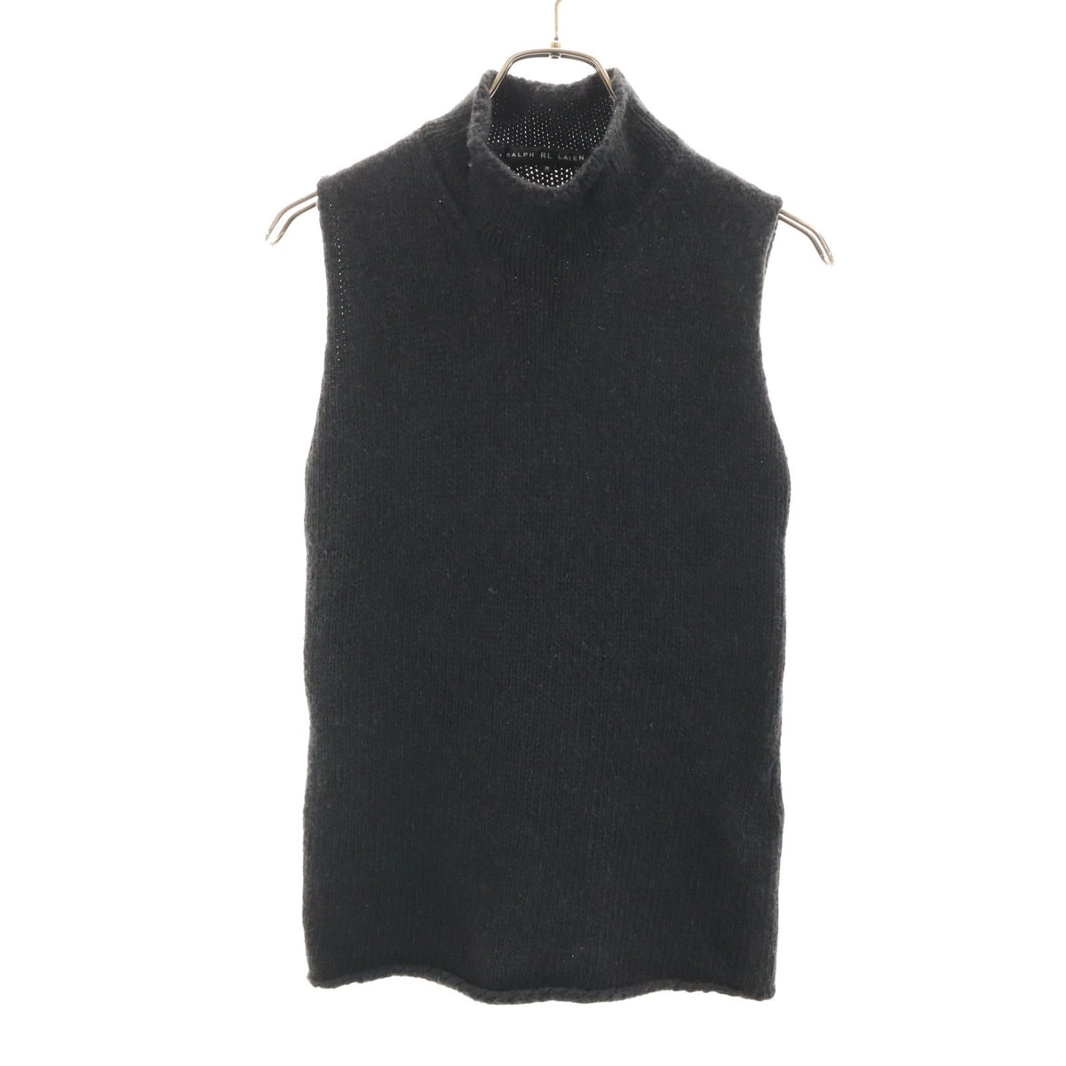 RALPH LAUREN ラルフローレン ノースリーブ ニット M チャコールグレー セーター