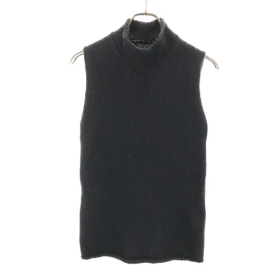 RALPH LAUREN ラルフローレン ノースリーブ ニット M チャコールグレー セーター