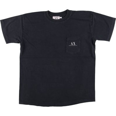 古着 90年代 アルマーニ ARMANI EXCHANGE 半袖 ポケットTシャツ USA製 メンズL相当 ヴィンテージ/eaa562011