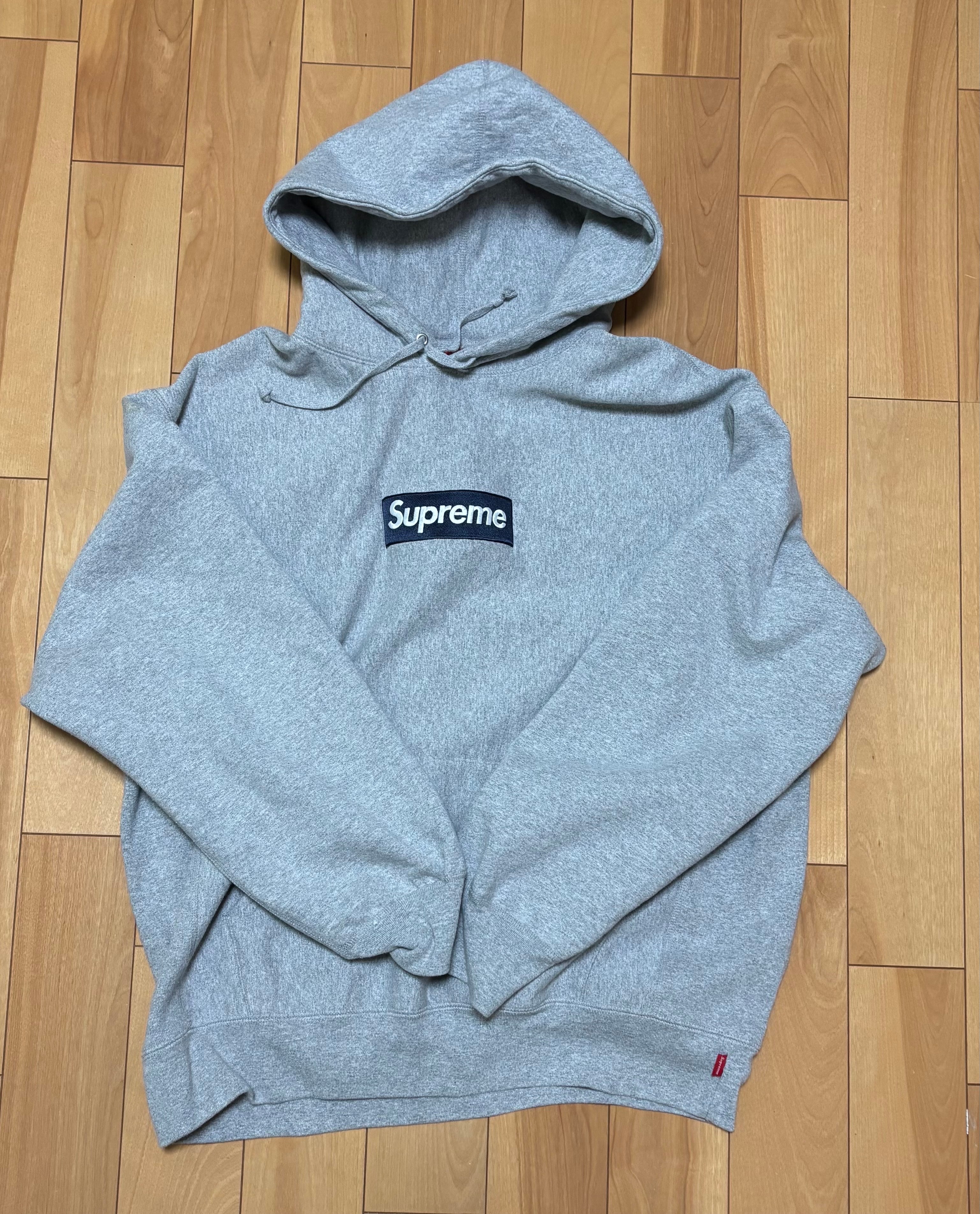 Supreme Box Logo Hooded Sweatshirt (25FW) "Heather Grey"