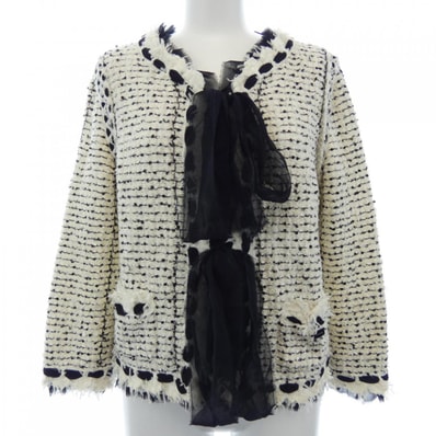 【ヴィンテージ】シャネル CHANEL P25414W03520 05P ノーカラージャケット