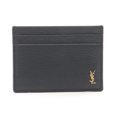 サンローランパリ SAINT LAURENT PARIS タイニー カサンドラ カードケース アクセサリー レザー メンズ レディース ブラック系 847951AAET91000 【新品】