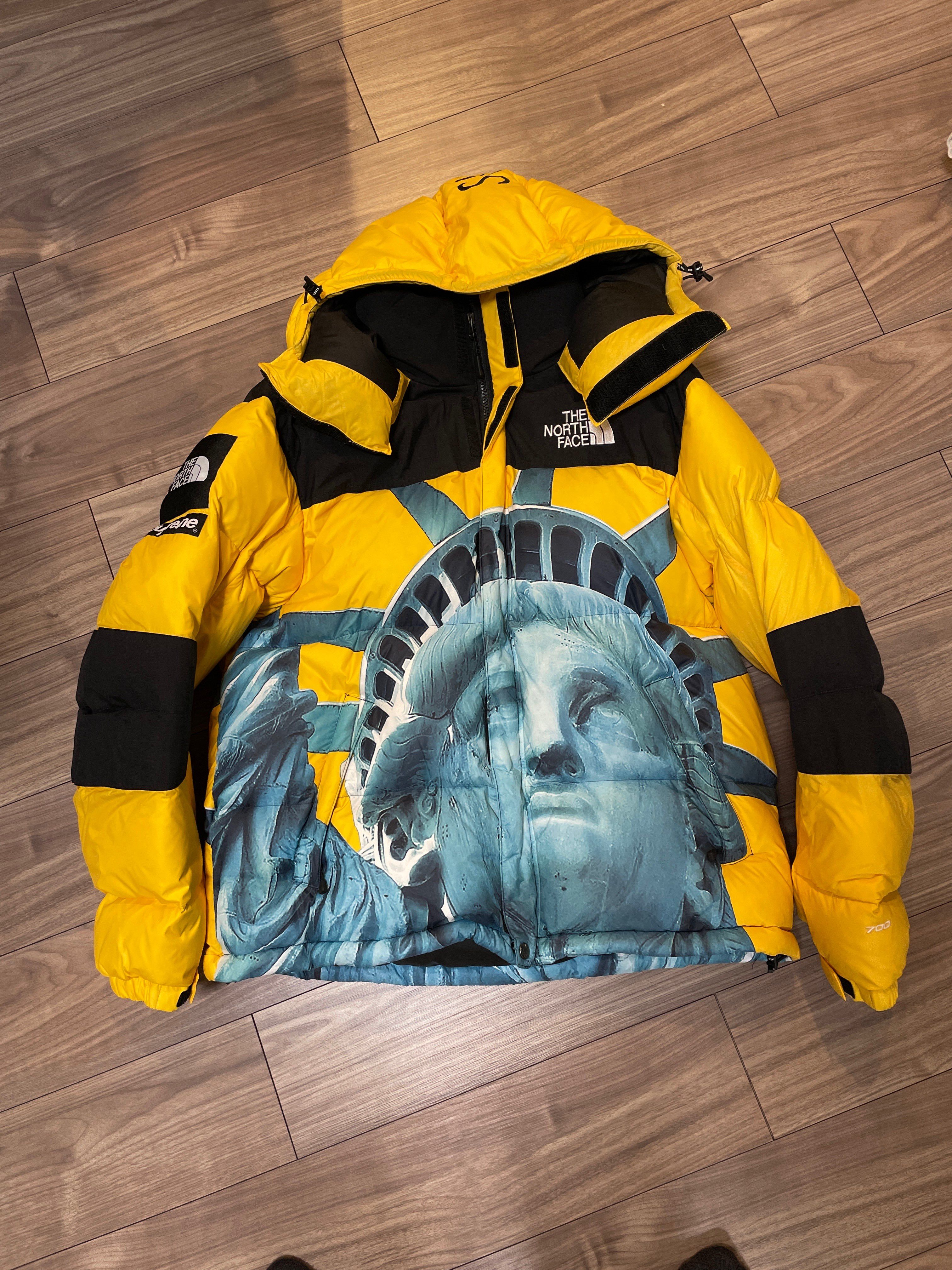 Supreme x The North Face Statue of Liberty Baltoro Jacket "Yellow"