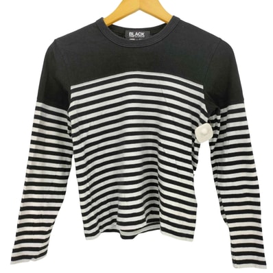 16ss ボーダードッキング クルーネック 長袖 カットソー【1142361991425】