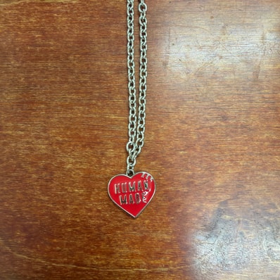 HUMAN MADE Heart Necklace "Red" HM29GD157
