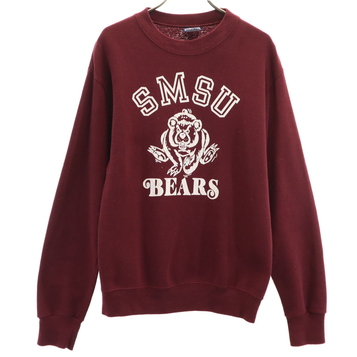 JANSPORTS ジャンスポーツ 90s USA製 オールド 長袖 スウェット トレーナー S パープル 裏起毛