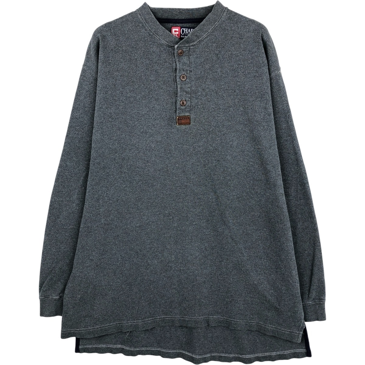 古着 ラルフローレン Ralph Lauren CHAPS チャップス ヘンリーネック サーマルロングTシャツ メンズXL相当/eaa616055
