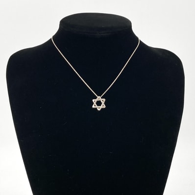 TIFFANY&Co.(ティファニー) エルサペレッティ スターオブダビデ Ag925 ネックレス 2.62g シルバー
