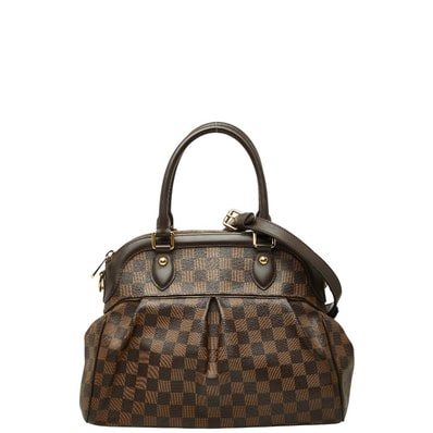 ルイ ヴィトン ダミエ トレヴィPM ハンドバッグ ショルダーバッグ 2WAY N51997 ブラウン PVC レザー レディース LOUIS VUITTON 【中古】