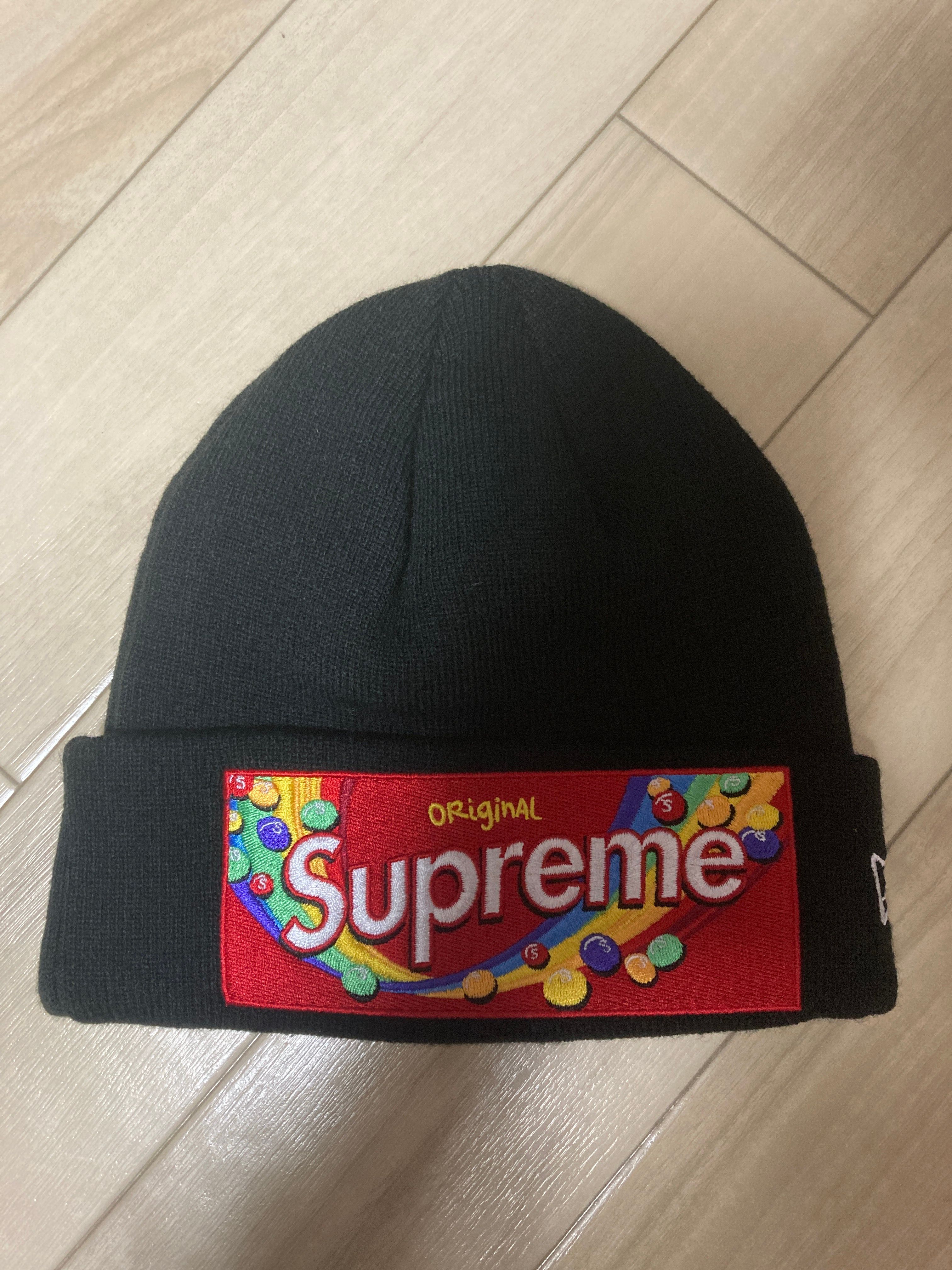 Supreme / Skittles / New Era Beanie "Black"