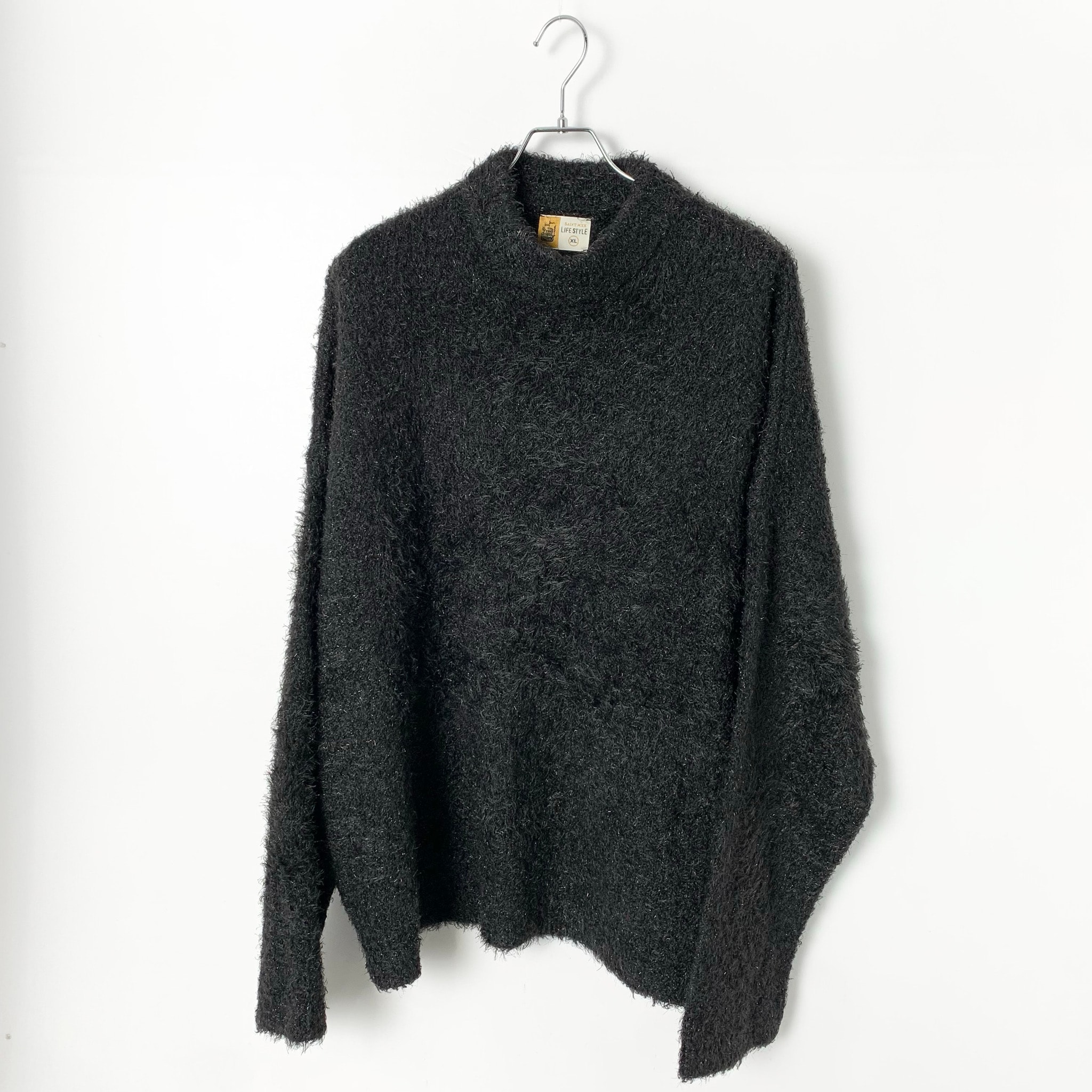 SAINT Mxxxxxx Crew Neck Knit Glitter "Black"
