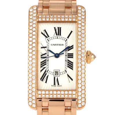 カルティエ タンクアメリカン PG/D WB710003 PG・RG 自動巻