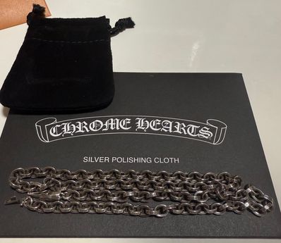 Chrome Hearts Paper Chain Necklace 45cm (18inch) "Silver"