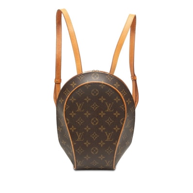 ルイ ヴィトン モノグラム エリプス サック アド リュック バックパック M51125 ブラウン PVC レザー レディース LOUIS VUITTON 【中古】