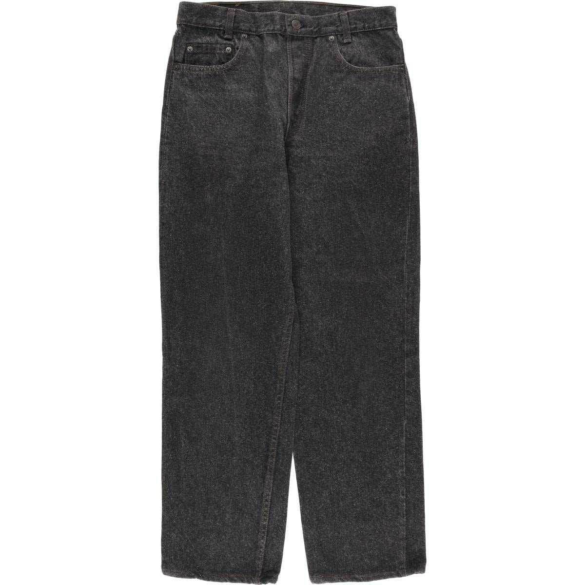 古着 リーバイス Levi's 701 STUDENT ブラックデニム ストレートデニムパンツ USA製 レディースL(w30)相当/eaa483192