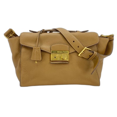 プラダ PRADA 2WAY ショルダーバッグ レザー【中古】