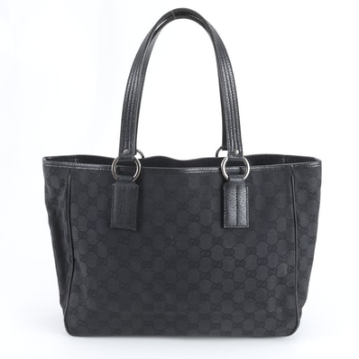 ■美品 グッチ GGキャンバス 113017 トート バッグ