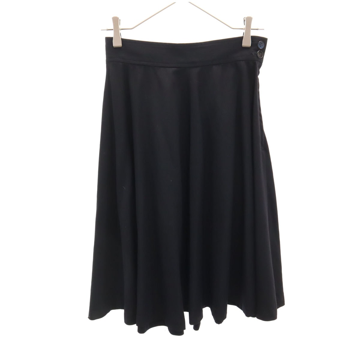 tricot COMME des GARCONS トリココムデギャルソン ミディ丈 フレアスカート ブラック