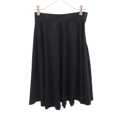 tricot COMME des GARCONS トリココムデギャルソン ミディ丈 フレアスカート ブラック