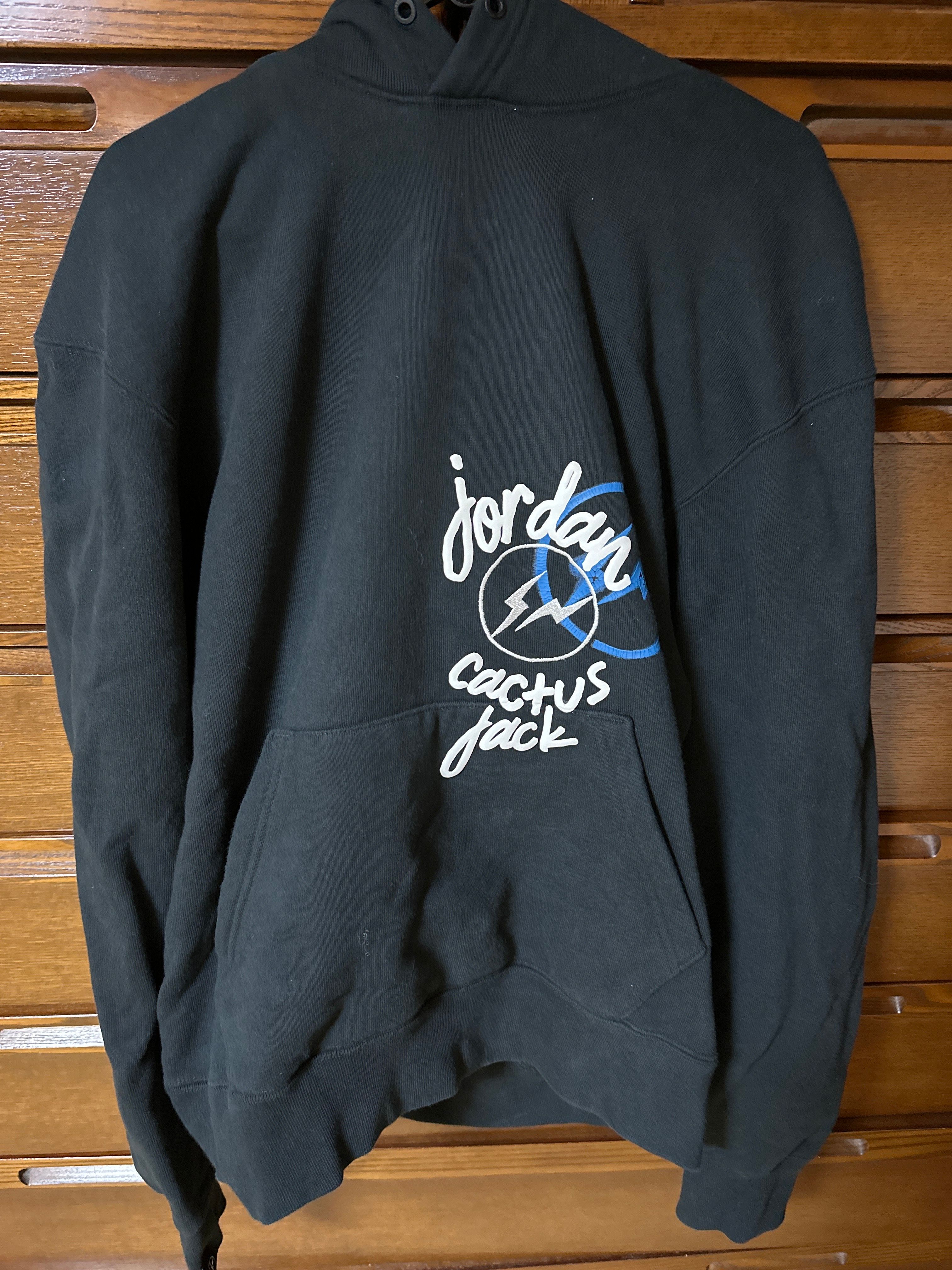 Air Jordan Travis Scott Fragment Hoodie "Black"