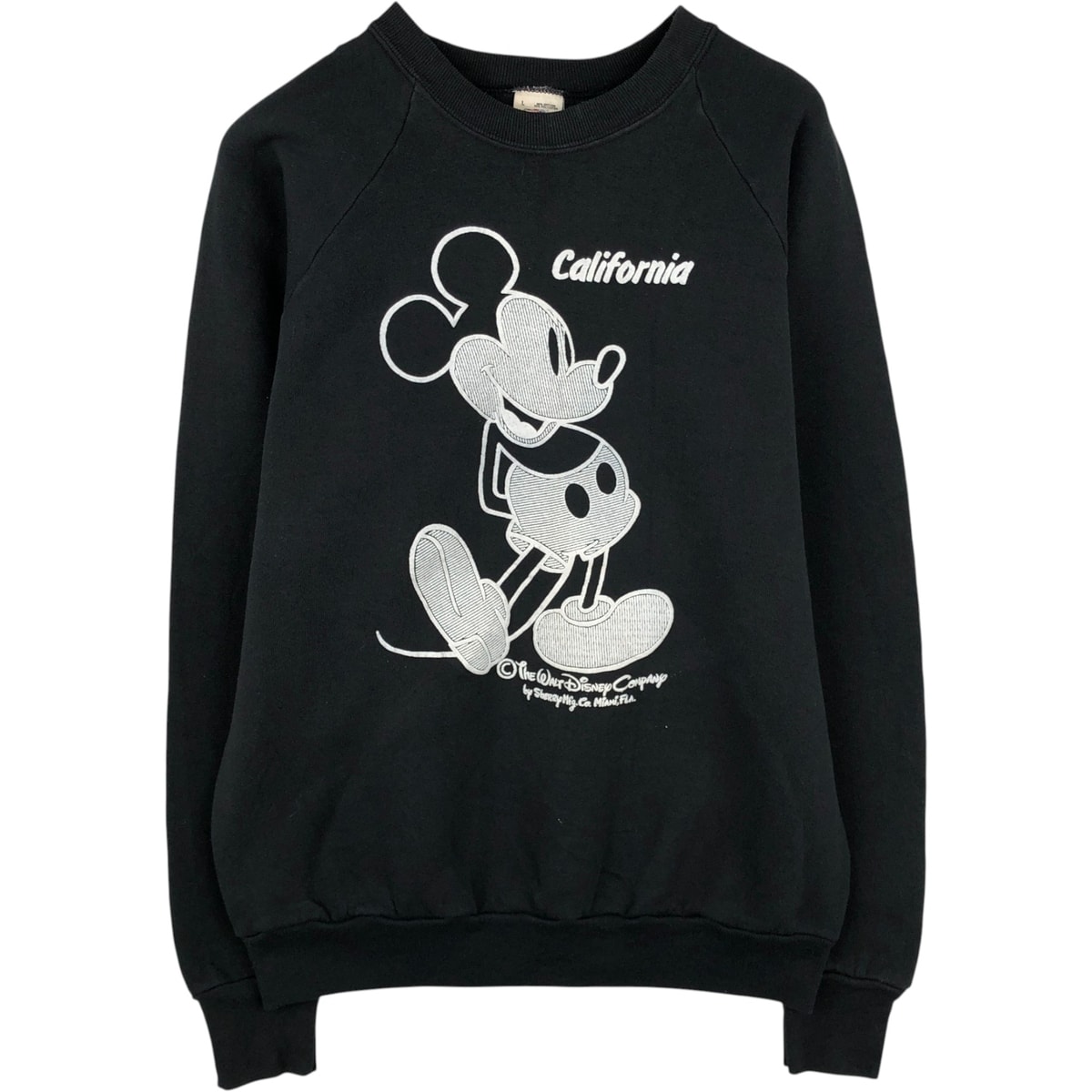 古着 90年代 フルーツオブザルーム FRUIT OF THE LOOM MICKEY MOUSE ミッキーマウス キャラクタースウェットシャツ トレーナー USA製 メンズL相当 ヴィンテージ/eaa635405