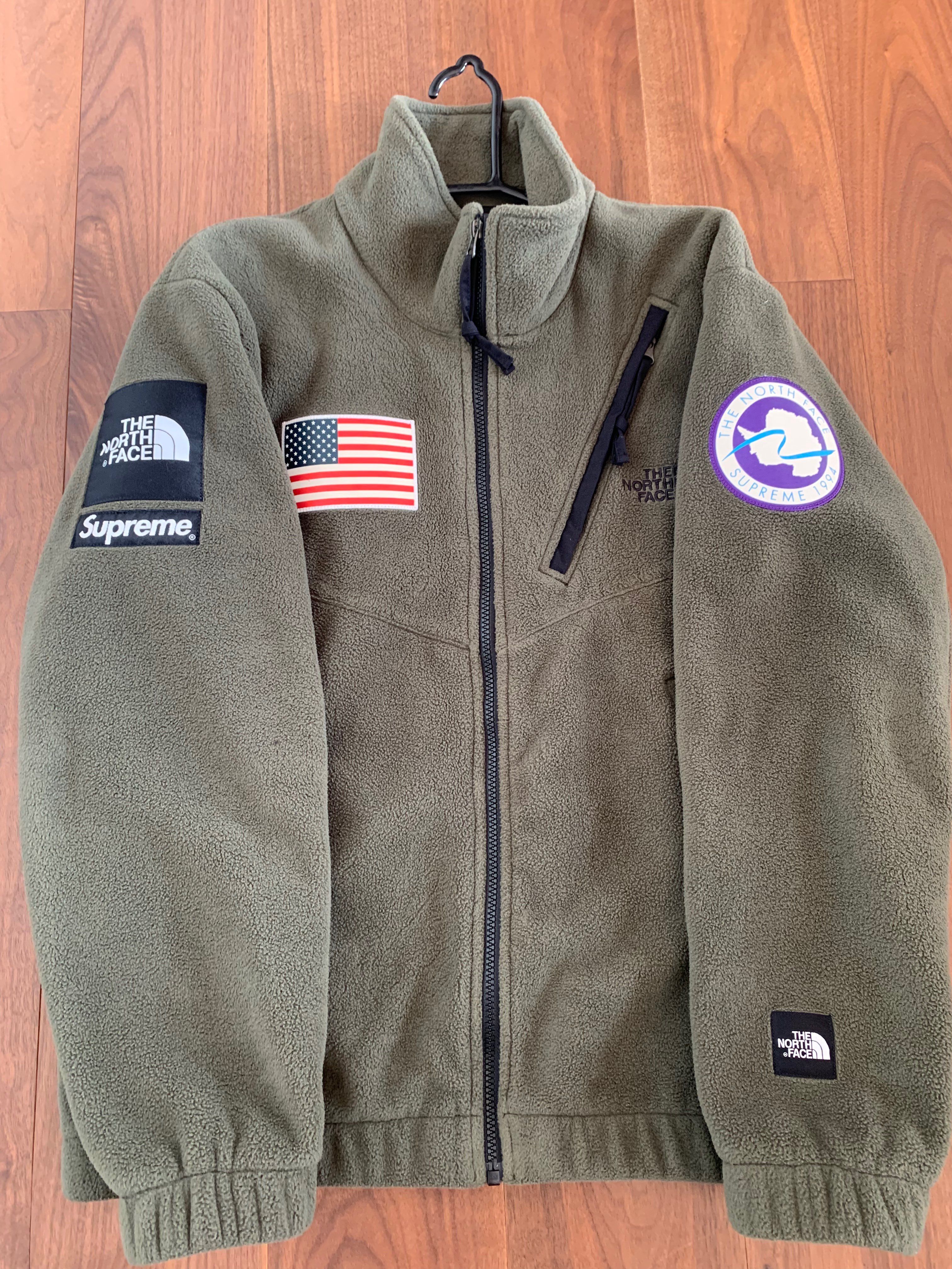 Supreme x The North Face Polartec Fleece Jacket "Olive"